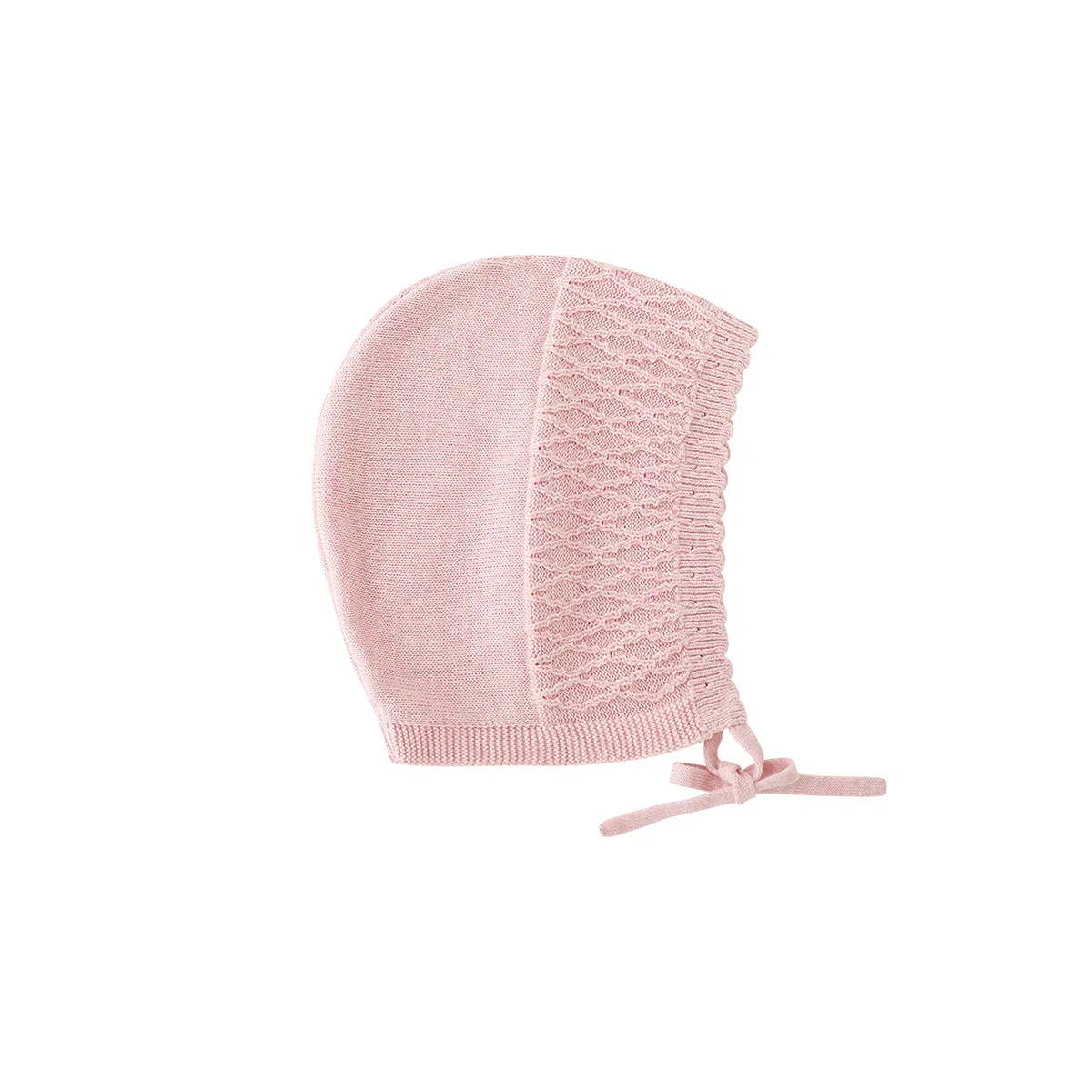 英氏 儿童贴面帽宝宝防风 棉 绒线帽 女款