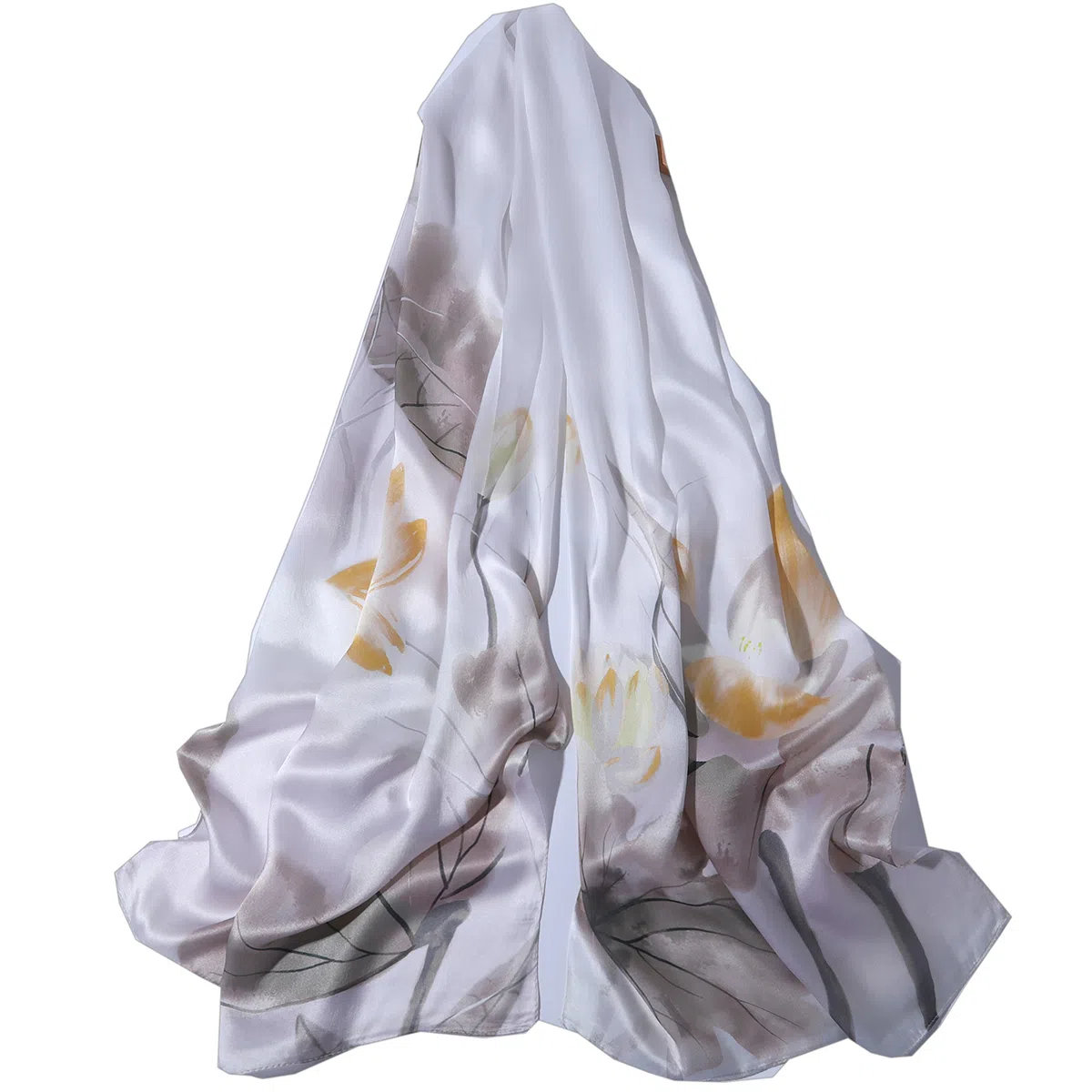 上海故事 丝韵百合 桑蚕丝 丝巾 女款 礼盒装