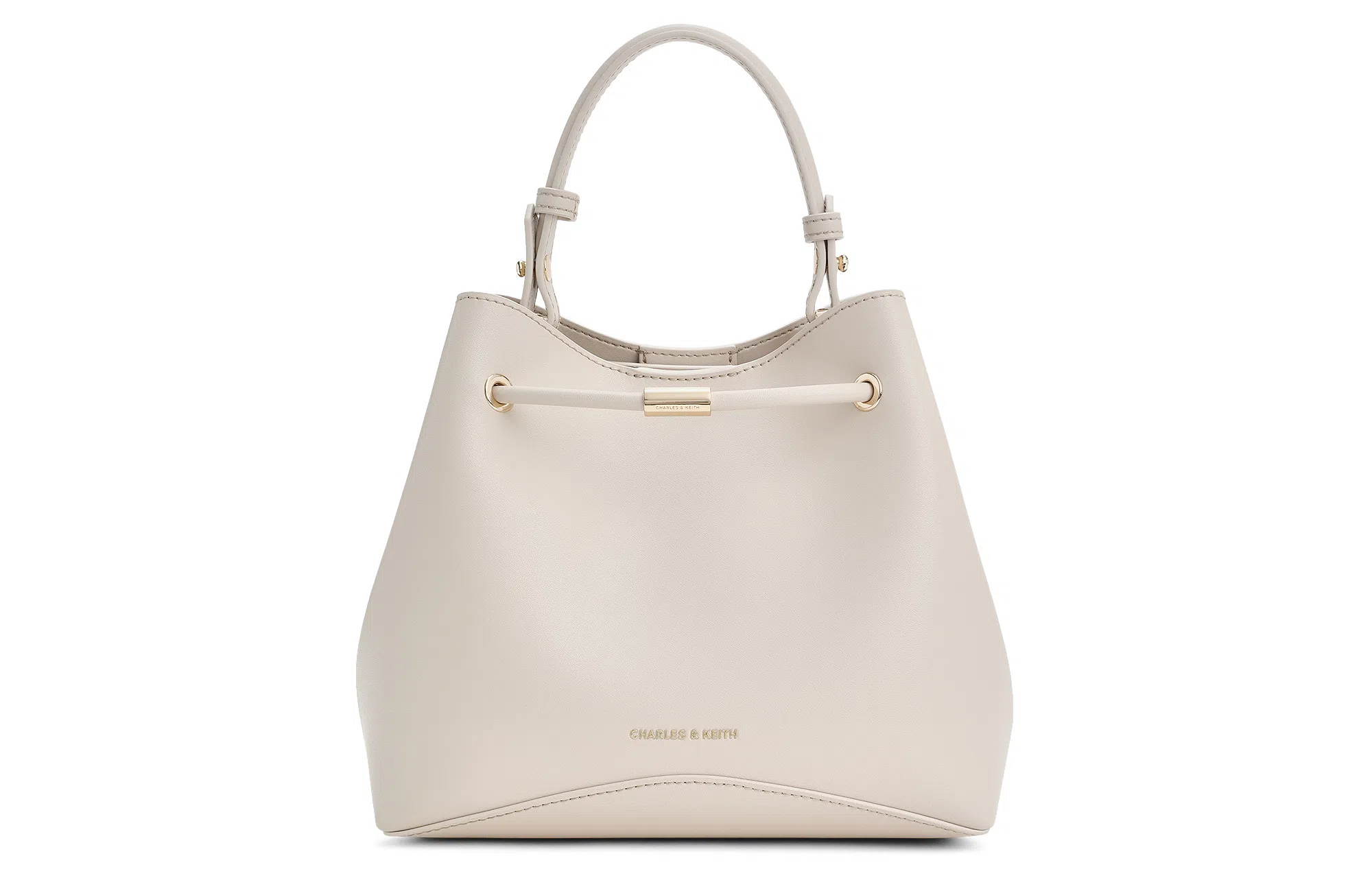 CHARLES&KEITH Oat Toffee Shoulder Bag Medium