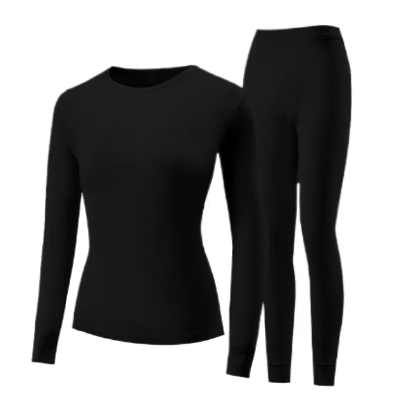 兰缪 圆领纯棉秋衣秋裤舒适透气吸湿排汗抑菌保暖套装 女款