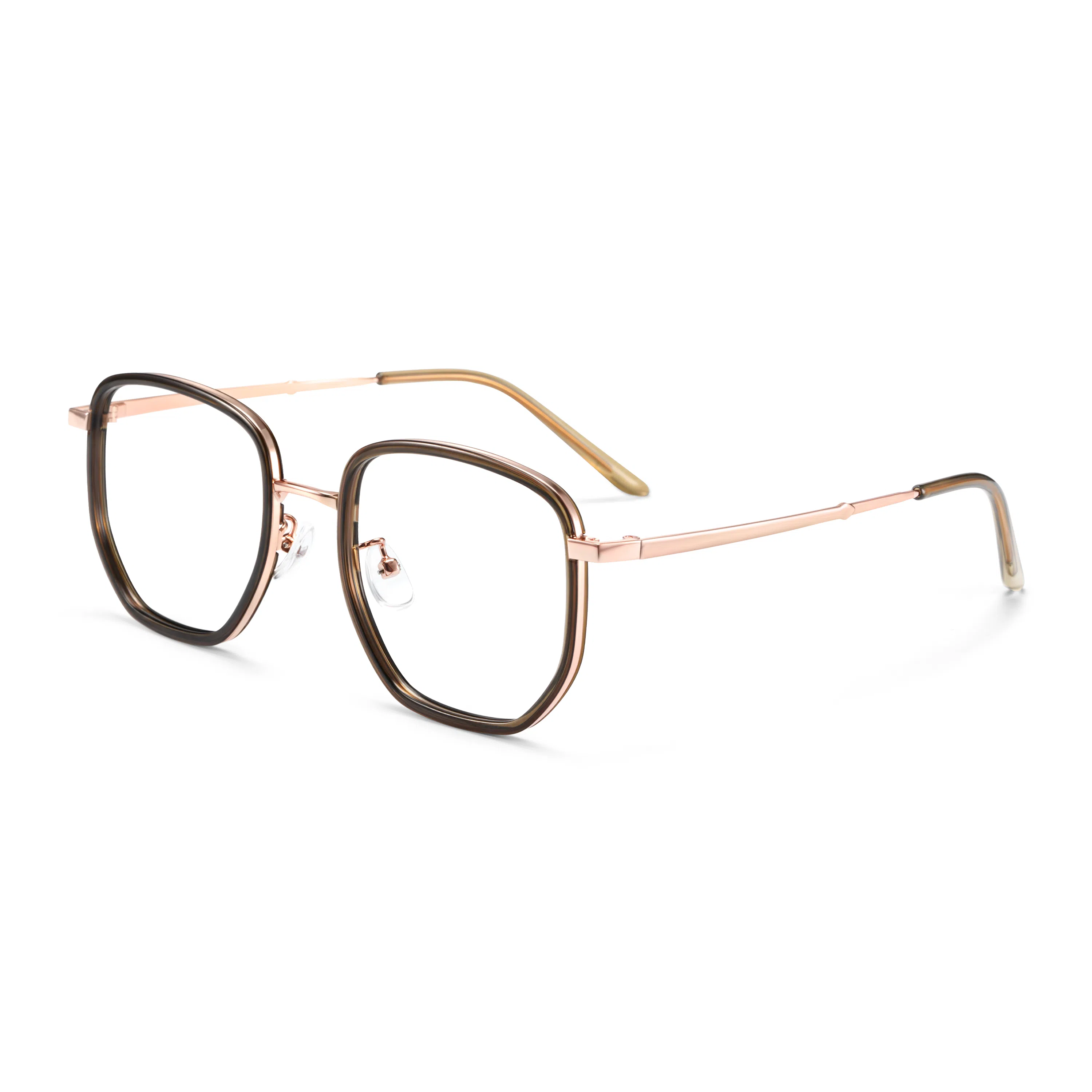 苍木优品 近视可定制防雾防蓝光冷茶色素颜大框大脸显瘦圆脸防蓝光 光学镜架 男女同款情侣款