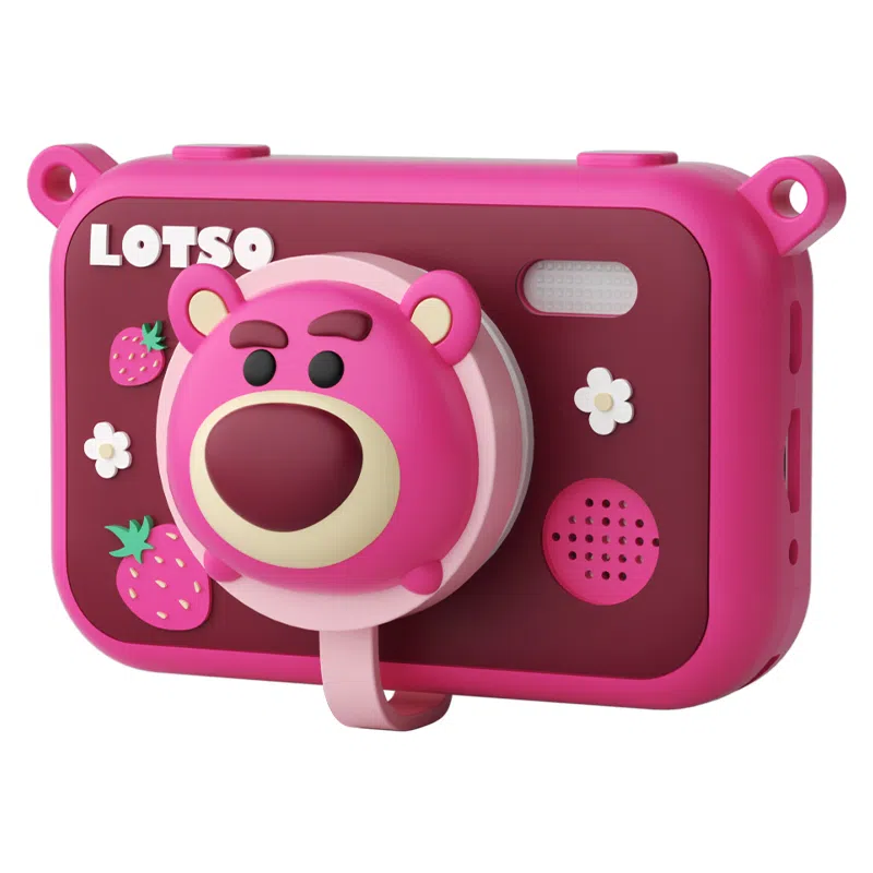 乐乐鱼 迪士尼照相机可拍照录像 草莓熊数码 早教益智玩具