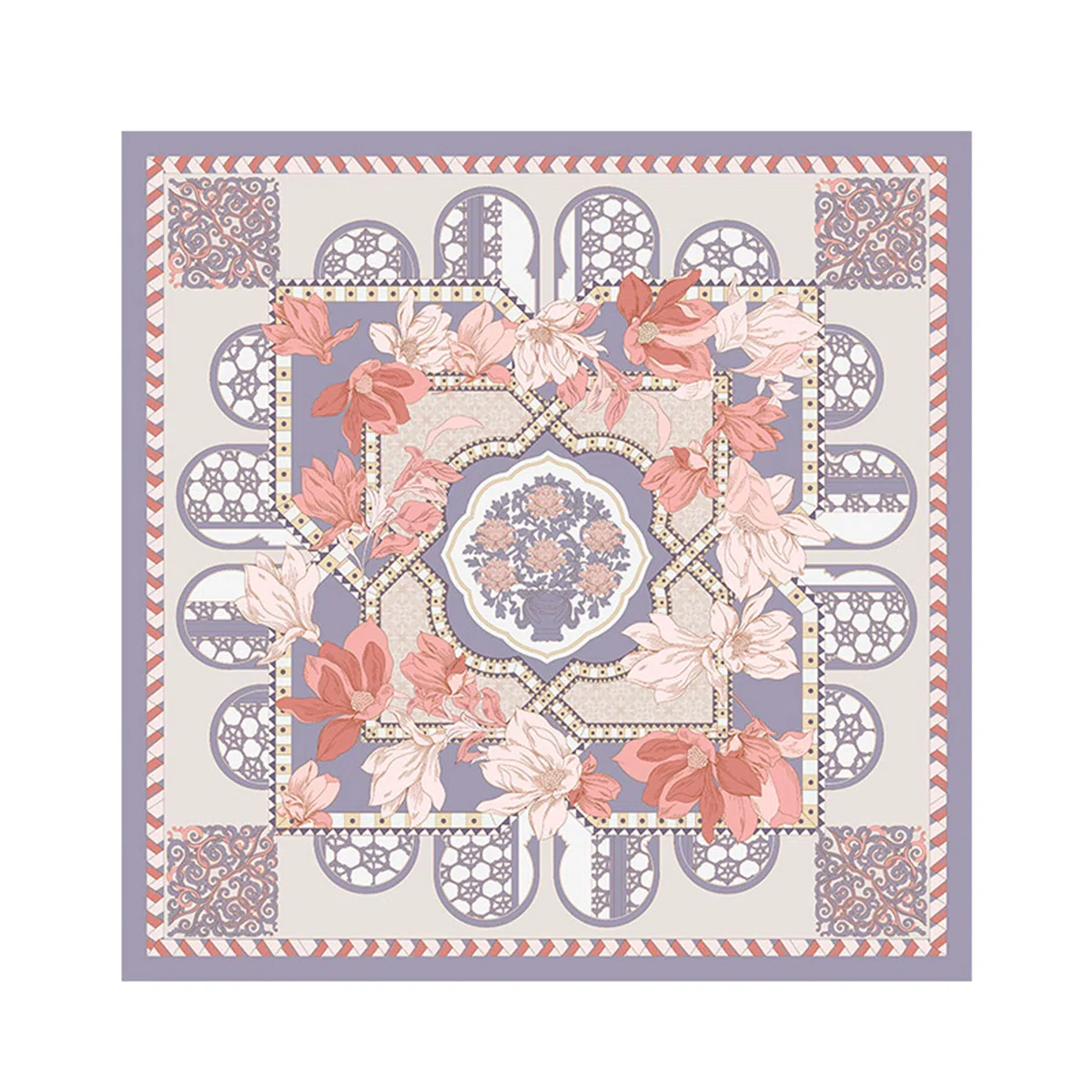 WENSLI Magnolia Silk Scarf