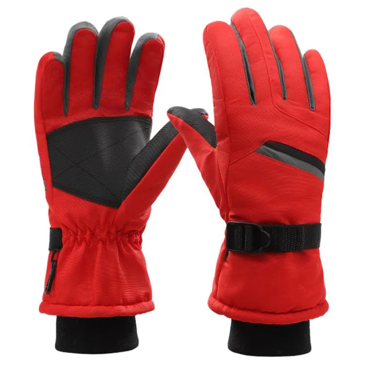 俞兆林 骑行加绒加厚防风防寒电动摩托车防泼水面料针织腕口保暖 聚酯纤维 其他手套 男女同款情侣款