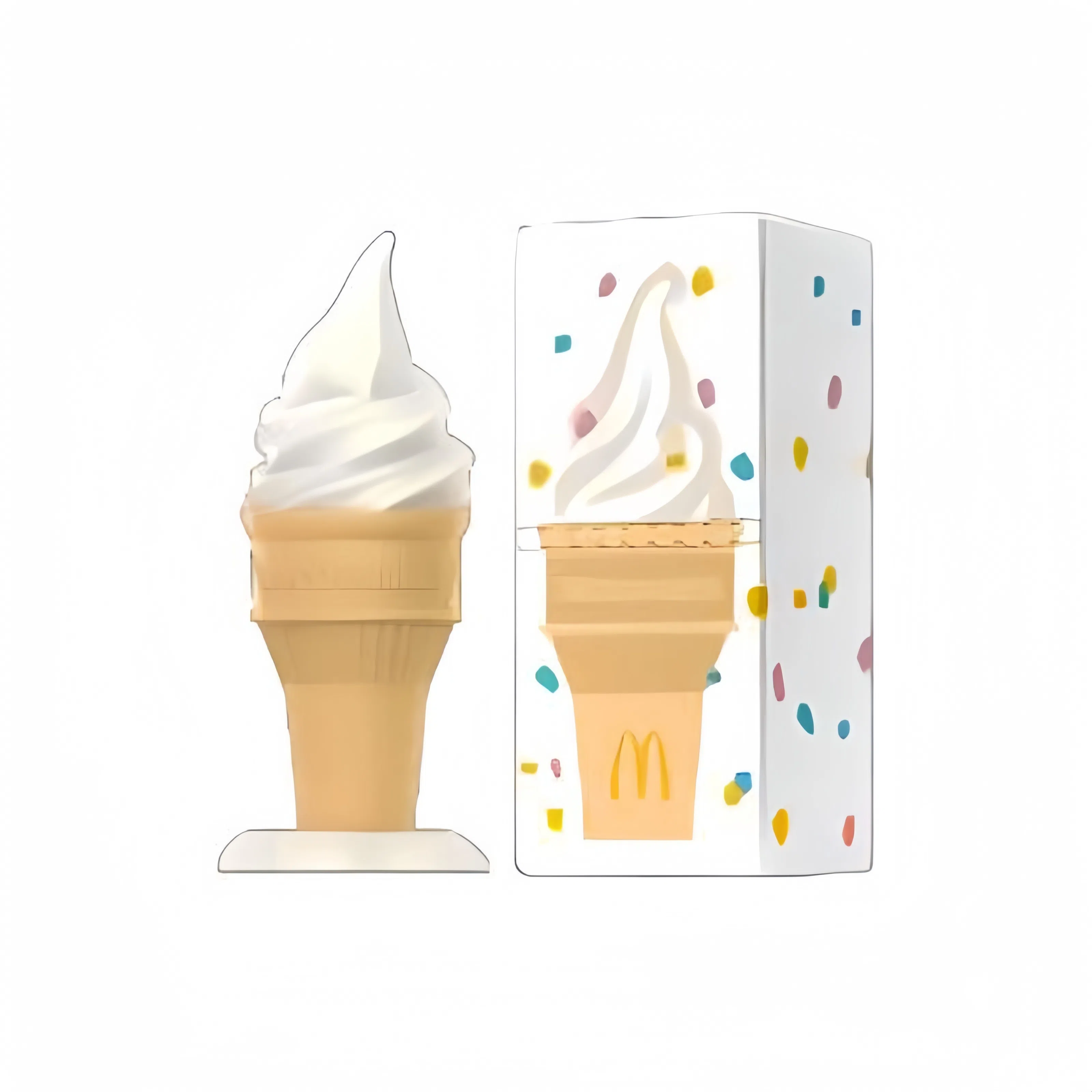 麦当劳 甜筒拍拍灯 玩具