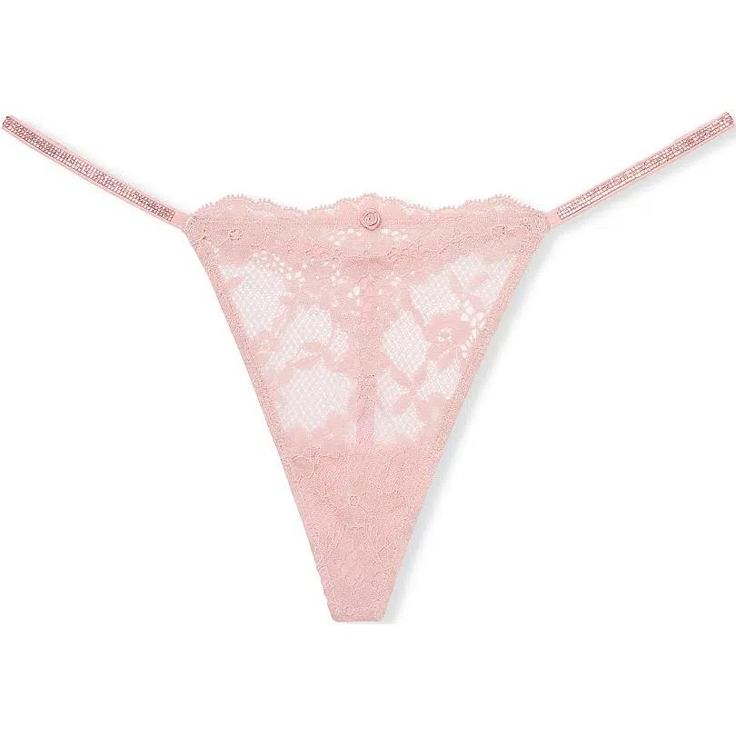 Victoria's Secret Dream Angels Twinkle Strap Lace V-String Panty C R 1