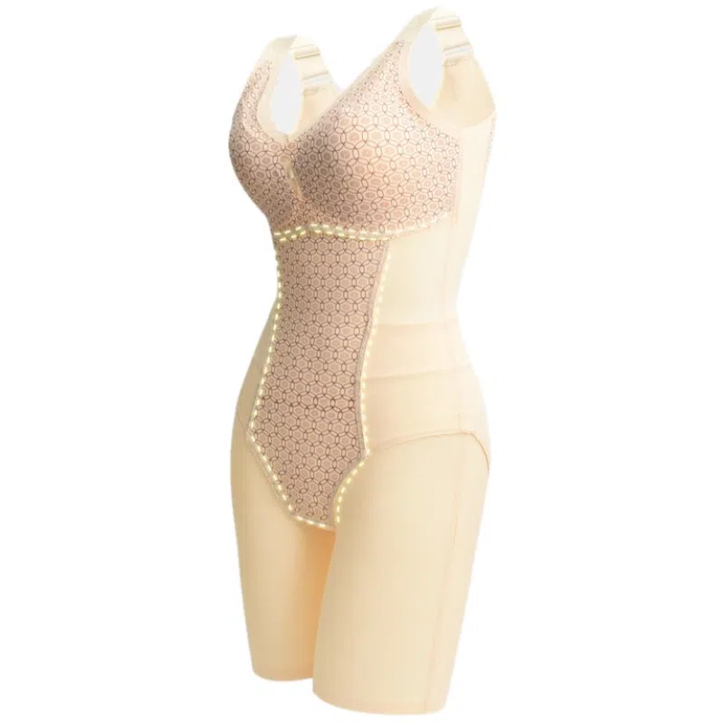 俏佳人 塑形美体提臀带胸垫无痕连体衣 女款