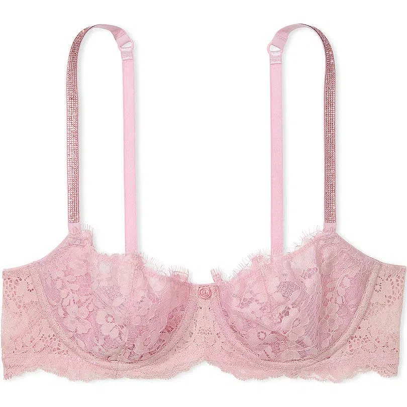 Victoria's Secret Dream Angels Wicked Unlined Lily Embroidery Balconette CR