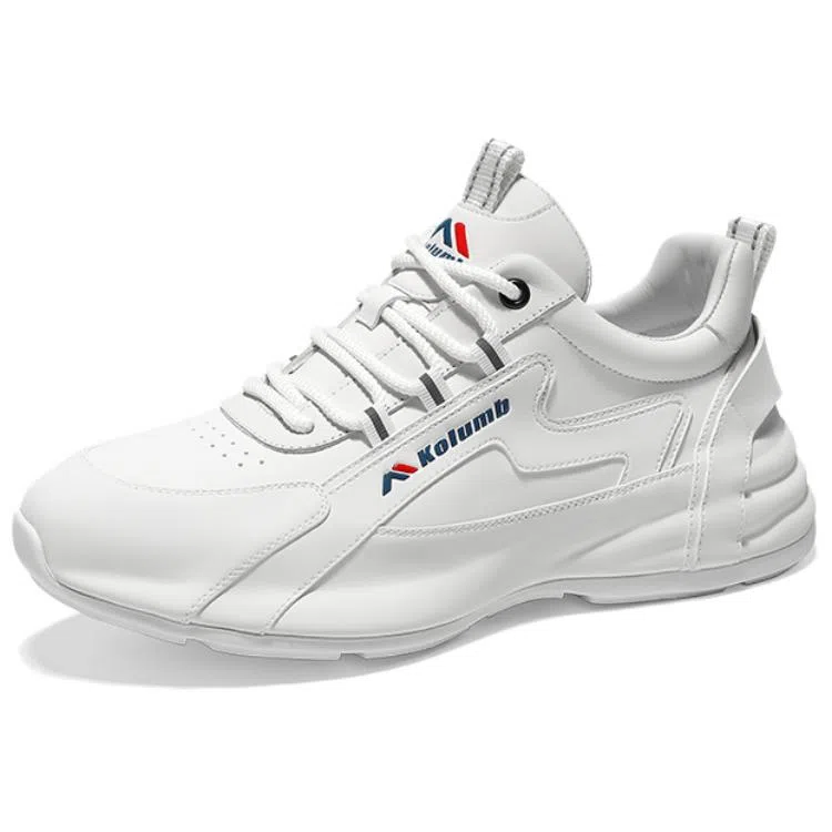 哥仑步 头层牛皮 简约百搭 潮流时尚 减震耐磨防水 低帮 生活休闲鞋 男款