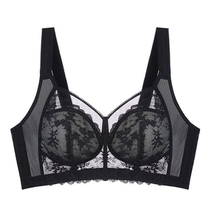 千奈美 无钢圈轻薄大胸显小全罩杯文胸 女款