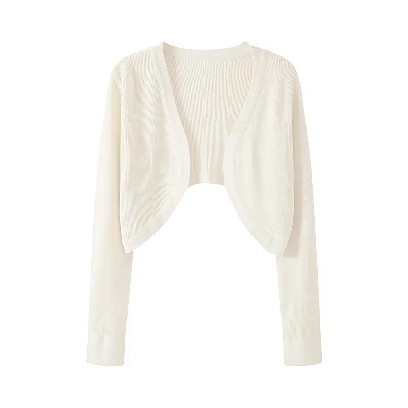 北极绒 搭配吊带小坎肩防晒长袖 披肩 女款