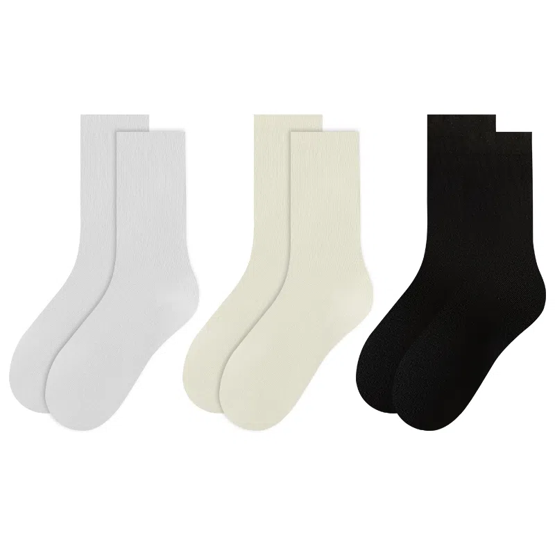 二三二三 吸湿排汗透气显瘦百搭精致可爱中筒袜 女款 组合装