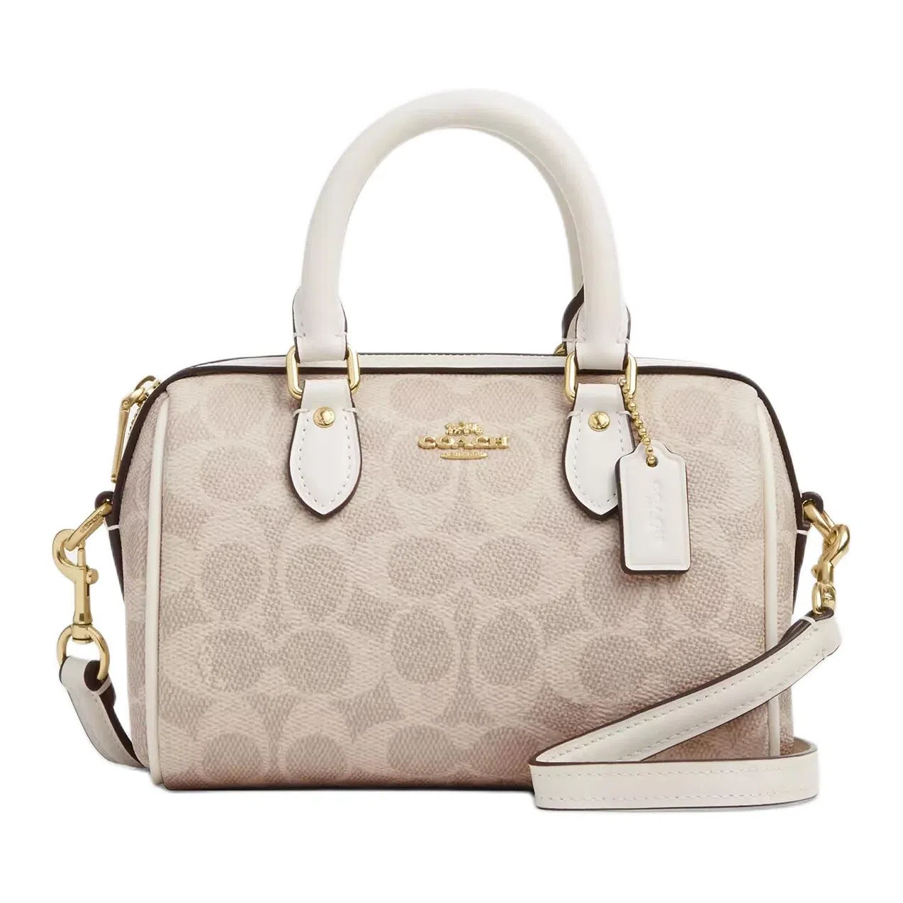 COACH Rowan 18 Vanilla White