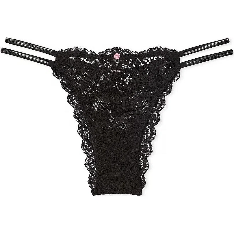 Victoria's Secret Dream Angels Twinkle Strap Lace Brazilian Panty B 1