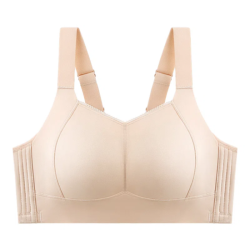 千奈美 简约亲肤舒适大胸显小聚拢文胸 女款