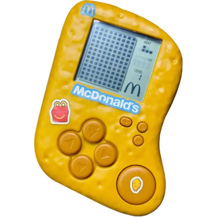 麦当劳 六一吃鸡快乐限定 俄罗斯方块 麦乐鸡块游戏机 玩具
