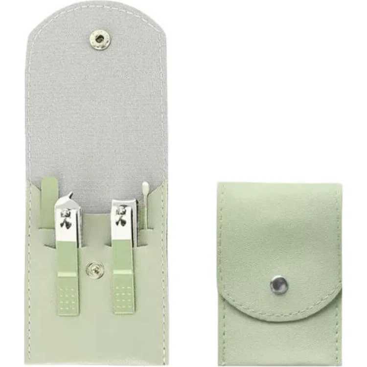 帘香客 指甲钳套装美甲工具抹茶绿修脚刀指甲剪挖耳勺指甲刀 清洁用品