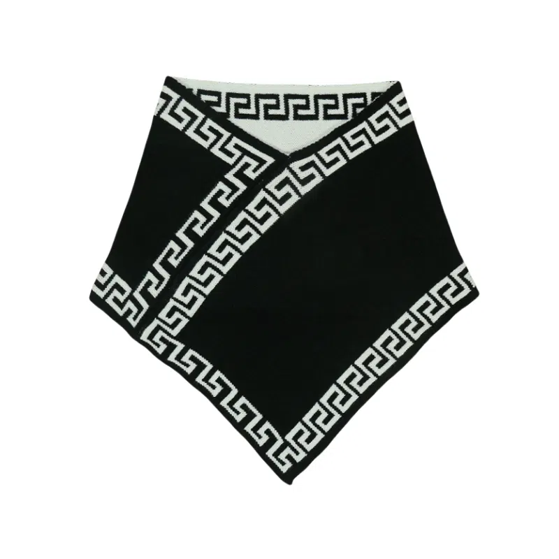 北极绒 韩版三角围巾秋冬保暖护颈 防寒高级感加厚脖套 围脖 男女同款情侣款