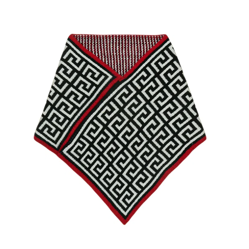 北极绒 韩版三角围巾秋冬保暖护颈 防寒高级感加厚脖套 围脖 男女同款情侣款