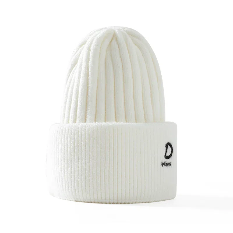 南极人 保暖防风护耳毛线针织帽宽松大脸显脸小堆堆帽韩版 秋冬款 绒线帽 女款