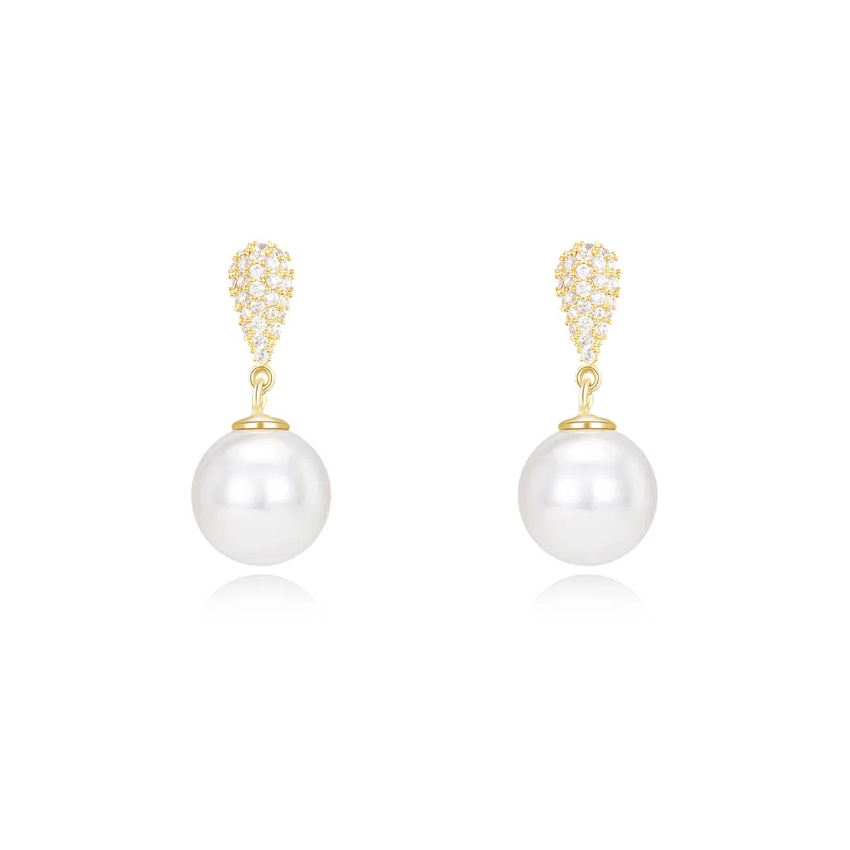 韵系 水滴 铜镀金 耳环 女款