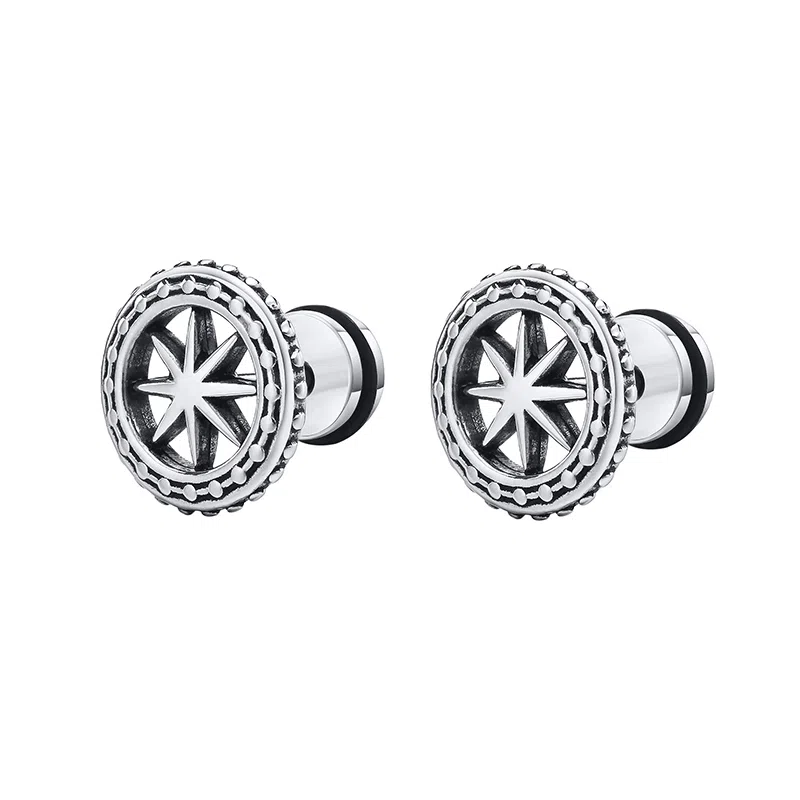 Eternal Melody Hollow Star Earrings