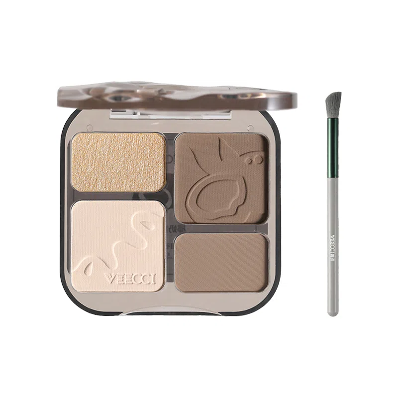 唯资 高光修容一体综合四色修容盘 修饰轮廓 赠修容刷