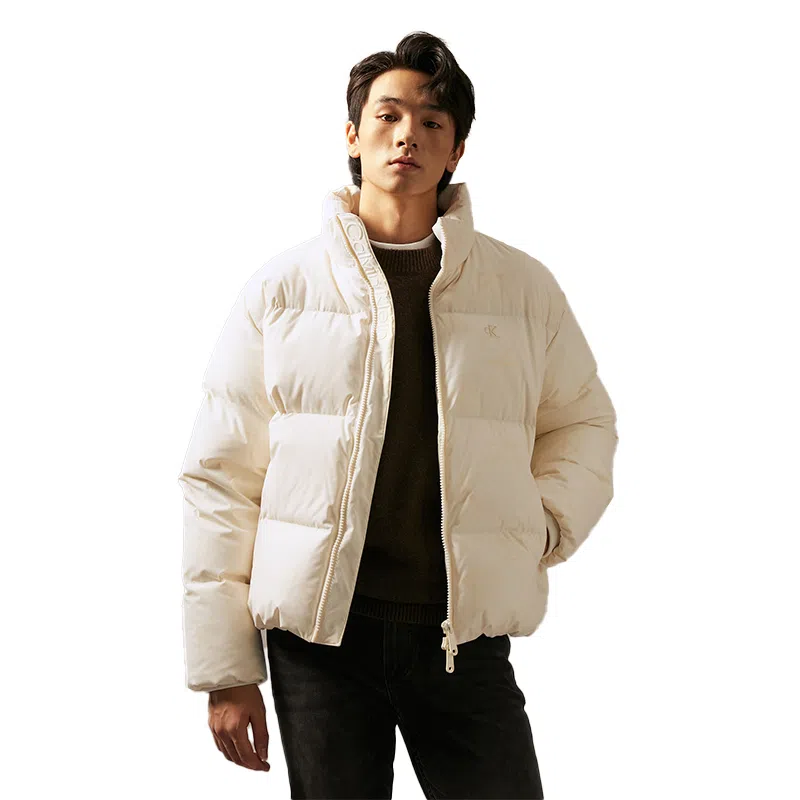 Calvin Klein Puffer Jacket Milk White
