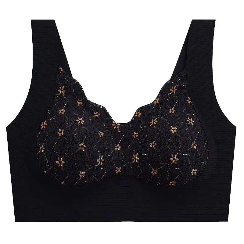 俞兆林 薄款蕾丝舒适大胸显小提拉上托聚拢防下垂收副乳文胸 女款 组合装