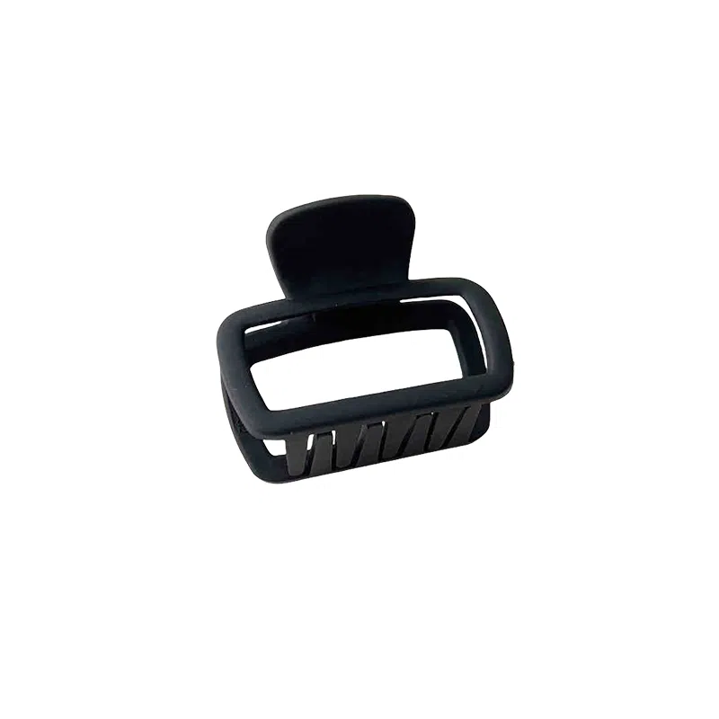 水中玉 磨砂方形小号抓夹后脑勺半扎发鲨鱼夹简约发卡高端夹子头饰 亚克力 发夹 女款