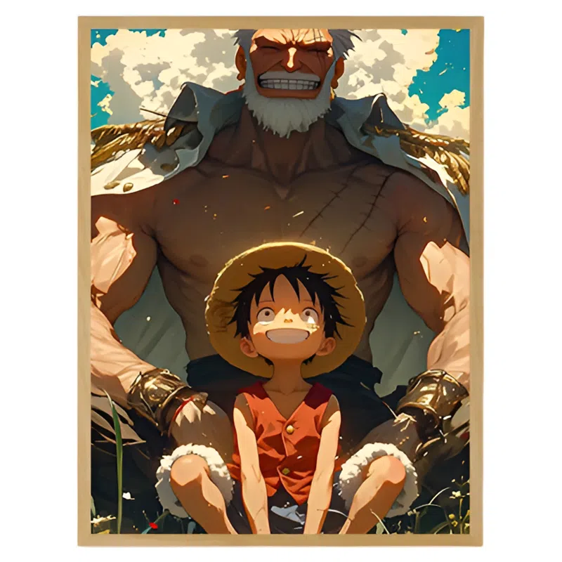 欧洛伊 动漫灯光画路飞索隆小夜灯 成品模型