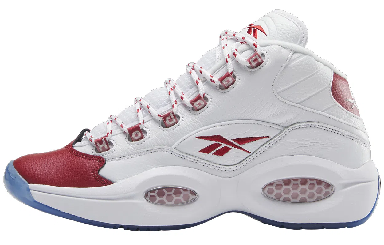 Reebok Question Mid White Red