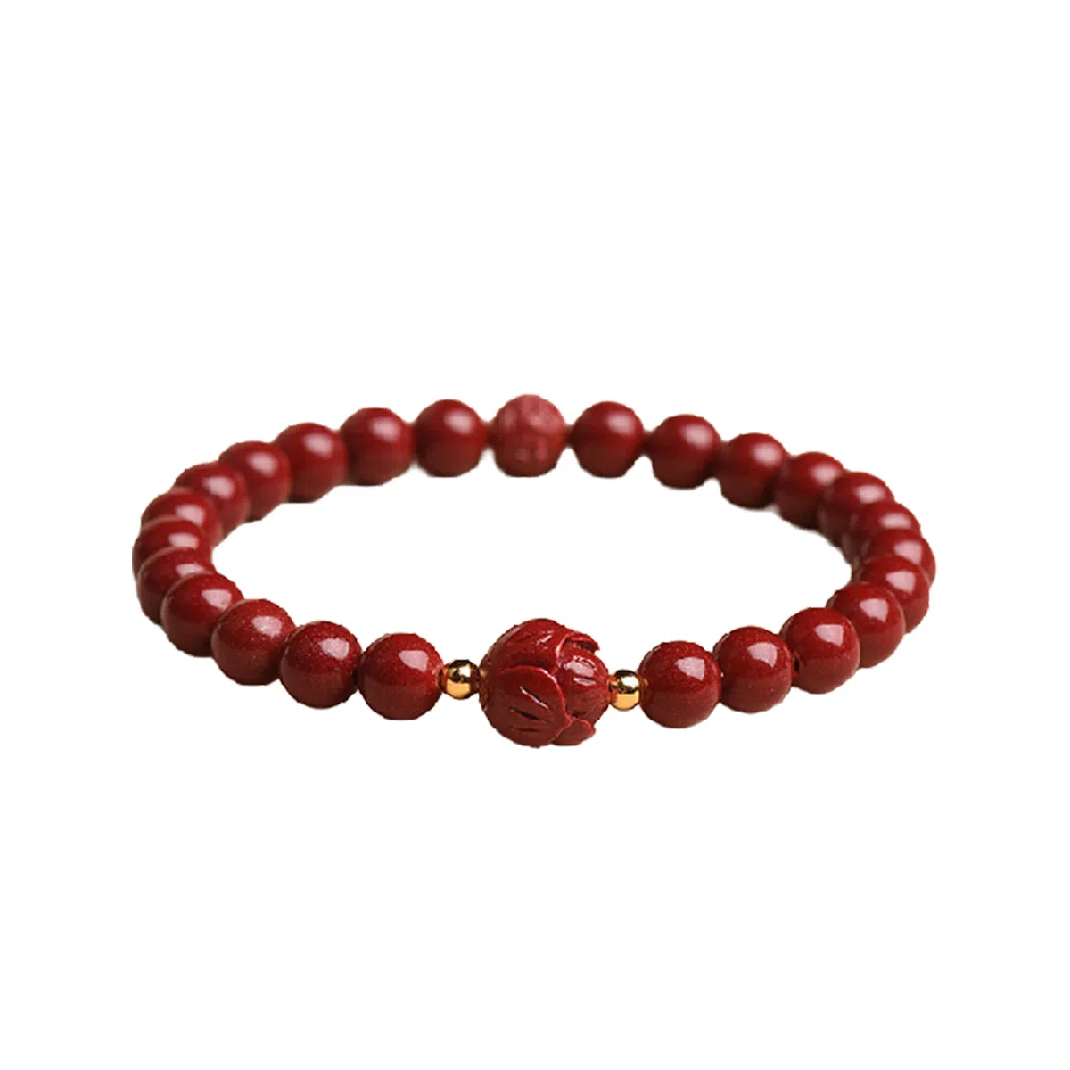 盈满堂 好事莲莲 新中式莲花 朱砂 手串 女款