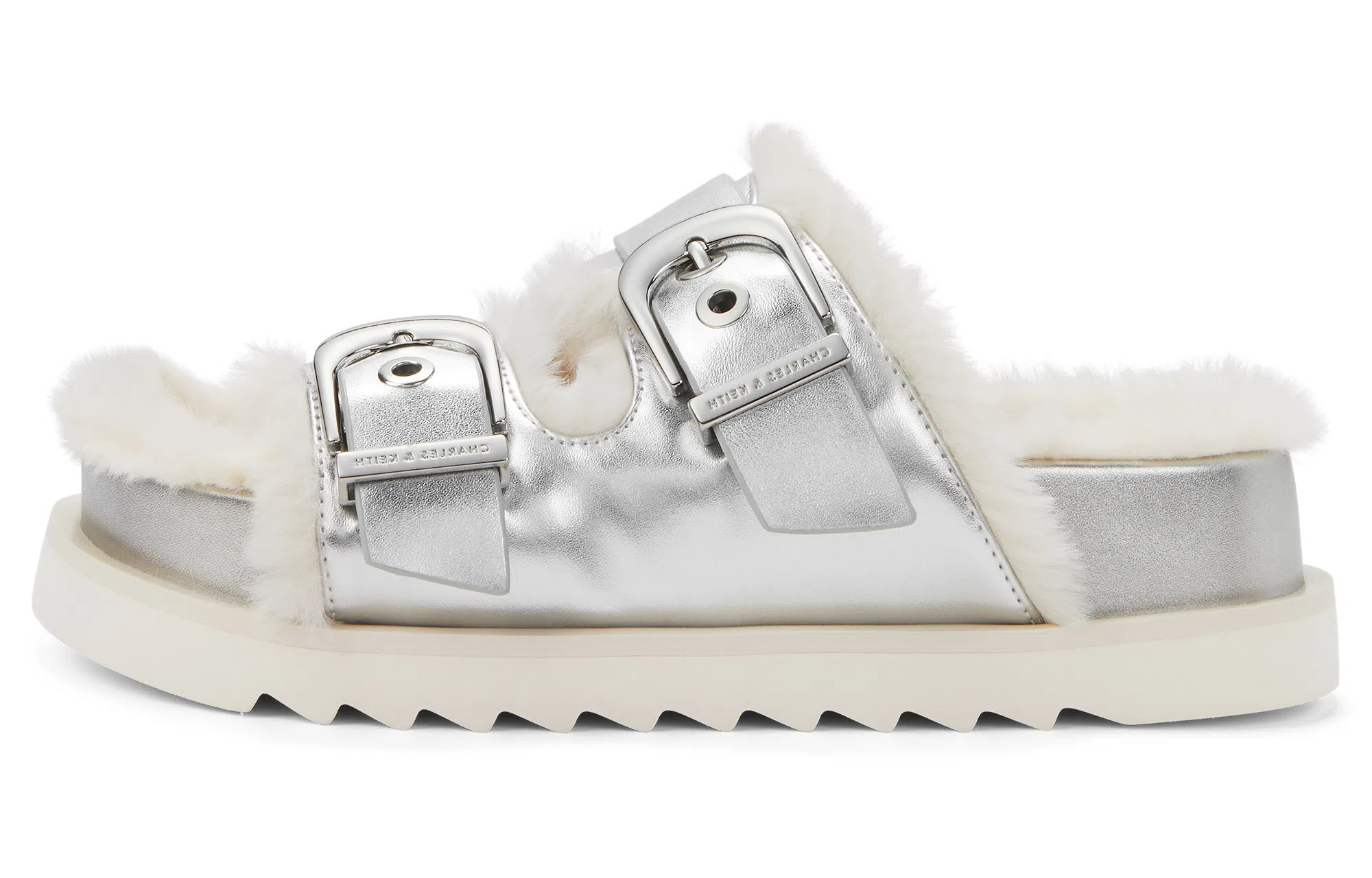 CHARLESKEITH ck EVA 3.5cm BrownSilverBeige