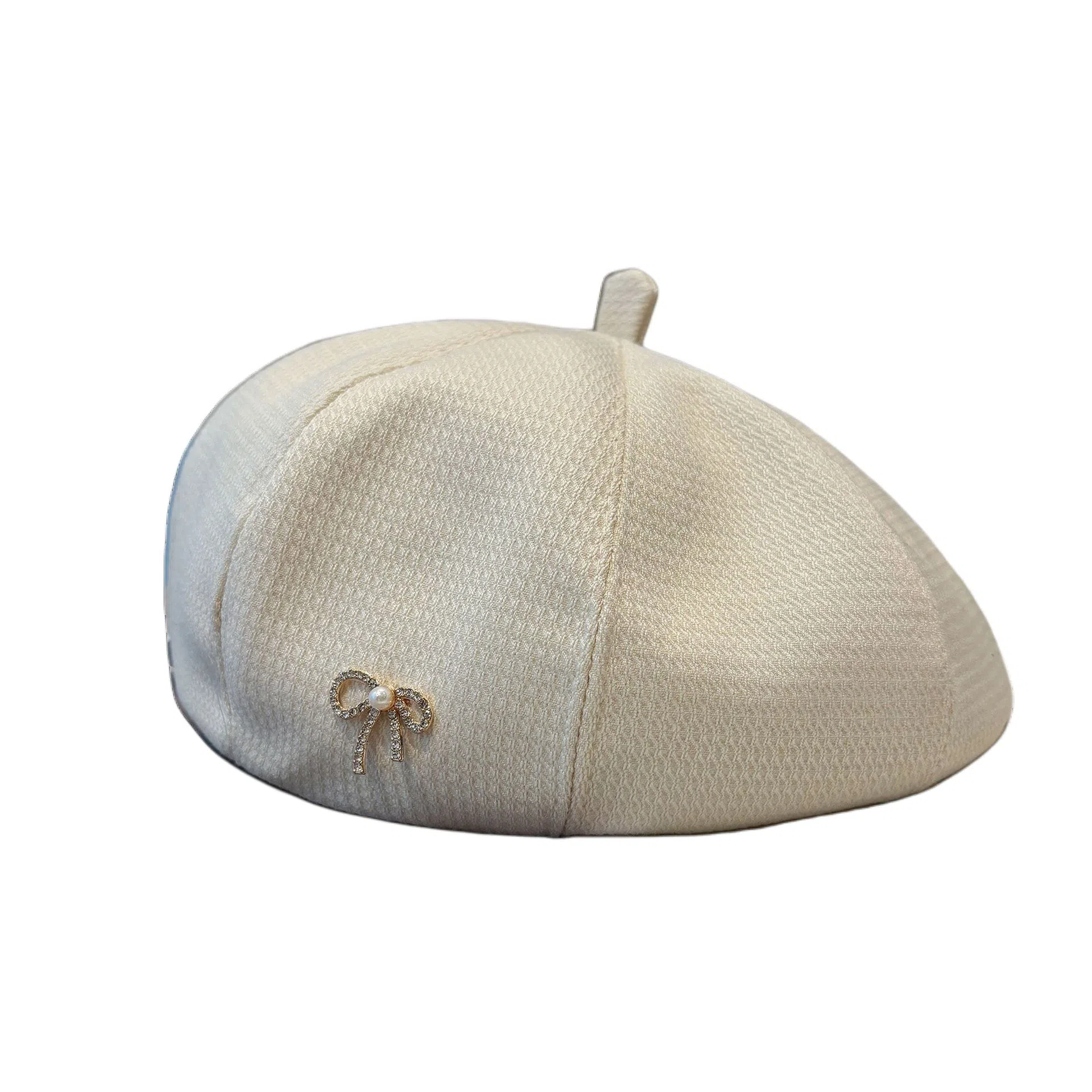 木林森 韩系日系蝴蝶结百搭大头围休闲简约显脸小 棉 贝雷帽 男女同款情侣款