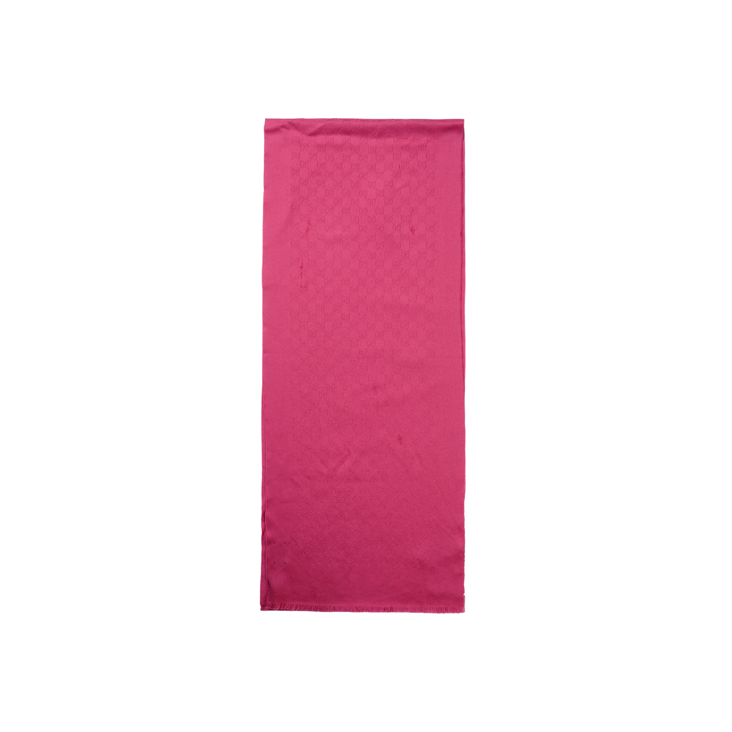 Gucci GG Wool Scarf Pink