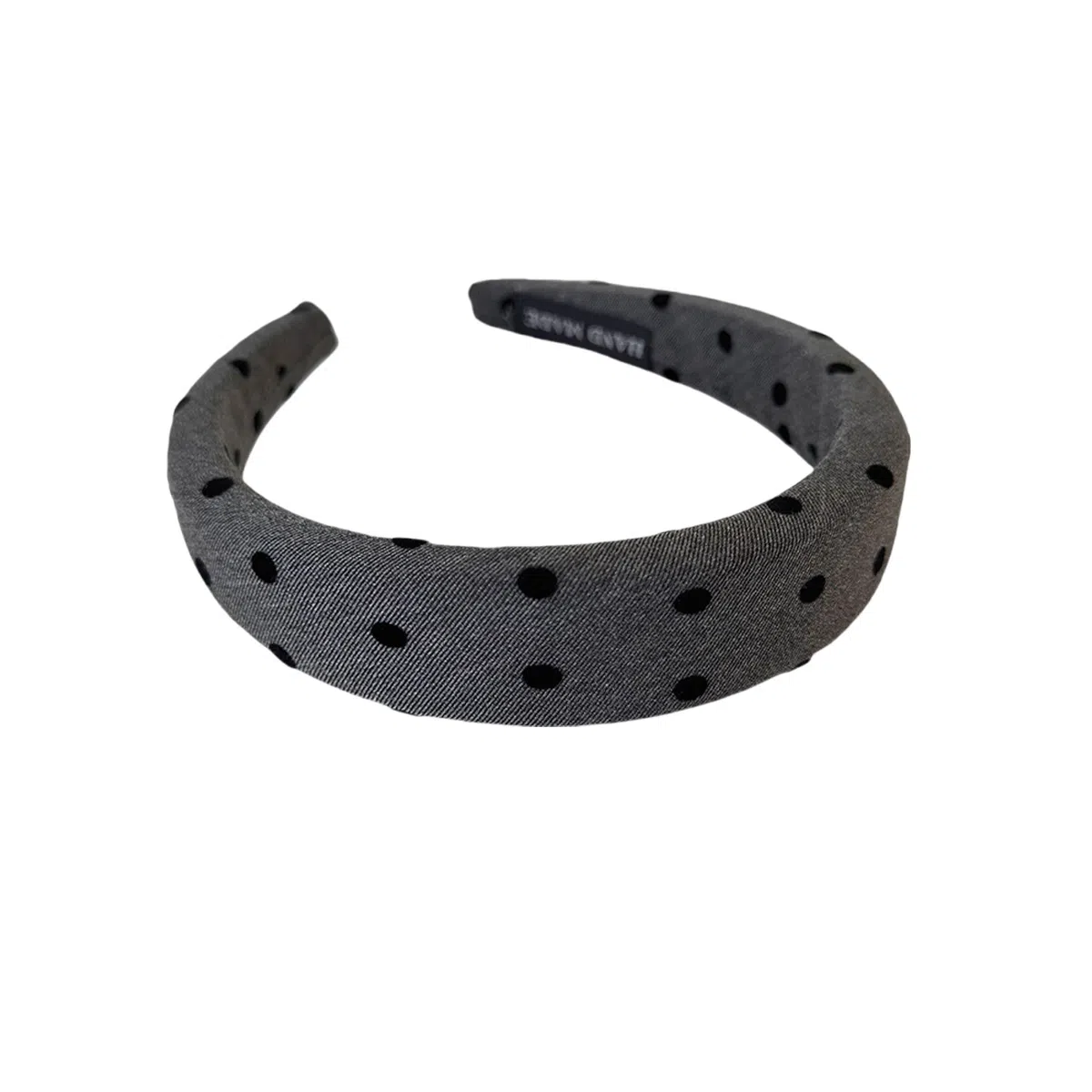 贯古今 复古简约爱心波点百搭高颅顶气质百搭头箍压发不伤发 布艺 发箍 女款