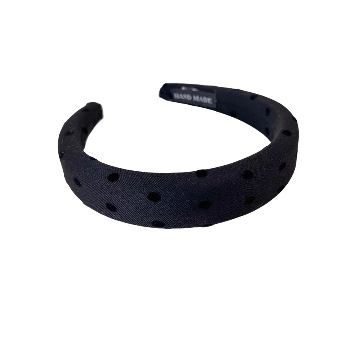 贯古今 复古简约爱心波点百搭高颅顶气质百搭头箍压发不伤发 布艺 发箍 女款