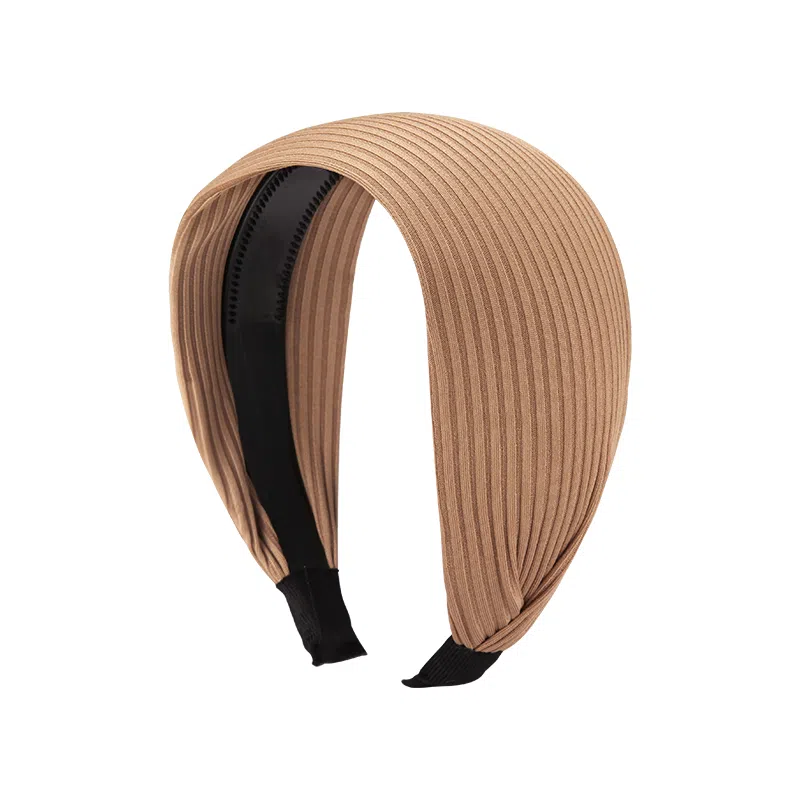 芒果饰品 法式加宽高颅顶发卡 针织 发箍 女款