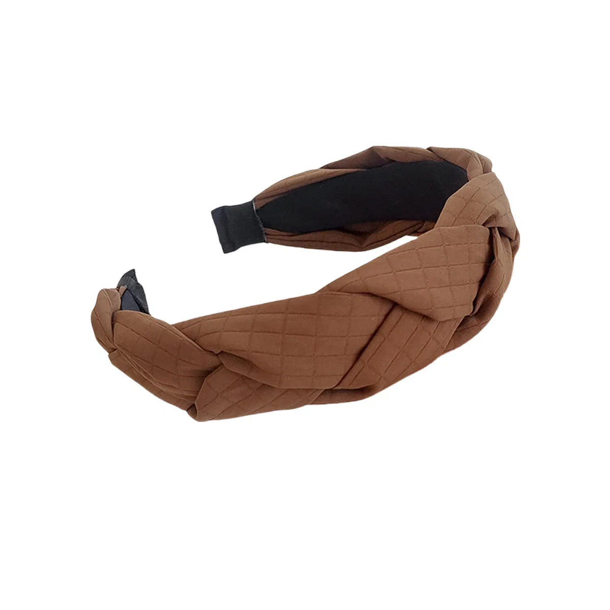 贯古今 时尚麻花辫头饰女外出精致百搭秋冬气质发卡高颅顶发饰 布艺 发箍 女款