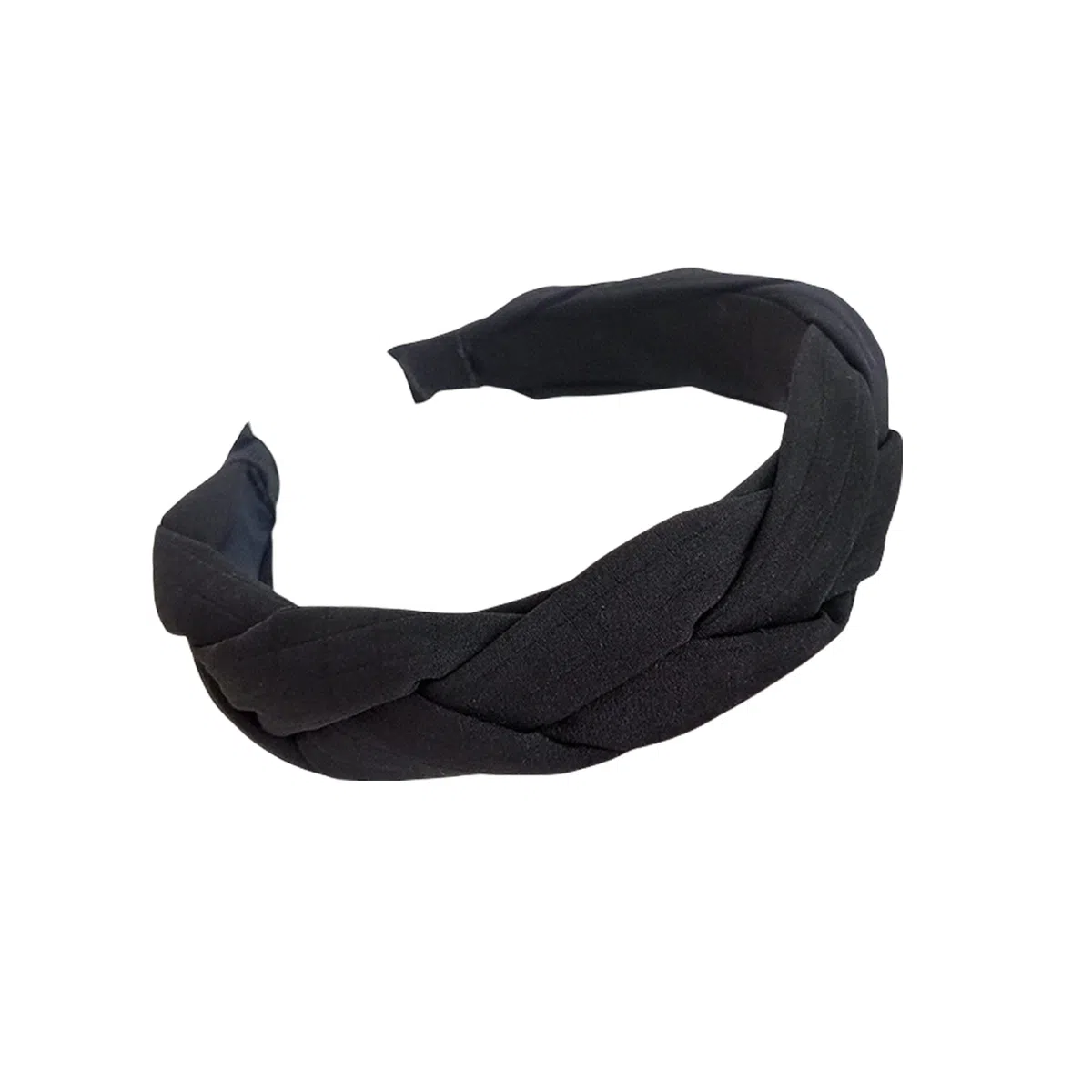 贯古今 时尚麻花辫头饰女外出精致百搭秋冬气质发卡高颅顶发饰 布艺 发箍 女款