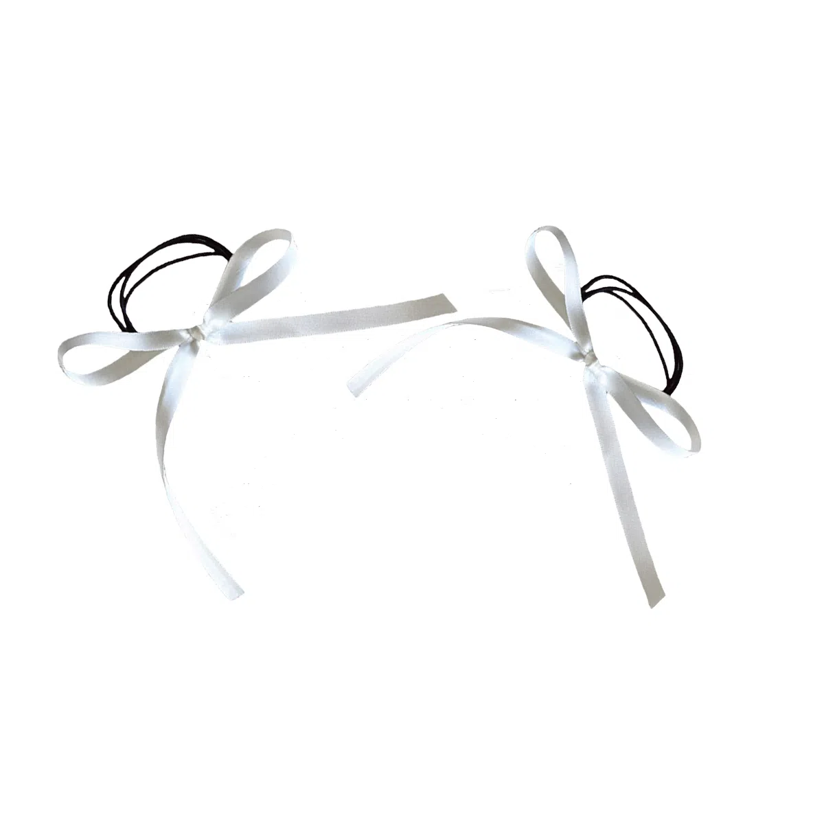 贯古今 温柔粉色娇嫩丝带蝴蝶结绑发甜美发夹飘带发侧边发饰 布艺 发绳 女款