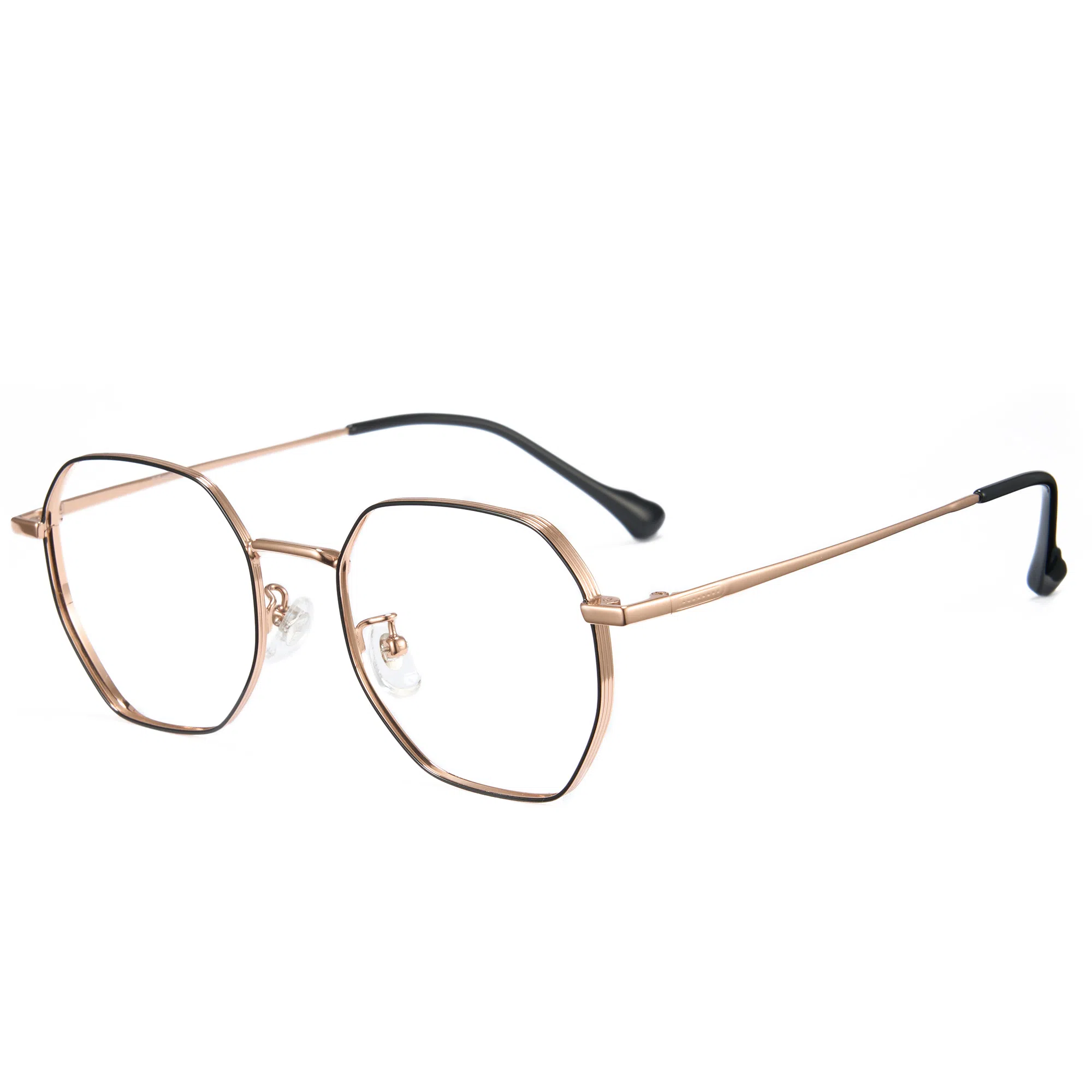 CYXUS Polygon Titanium Optical Frame Black