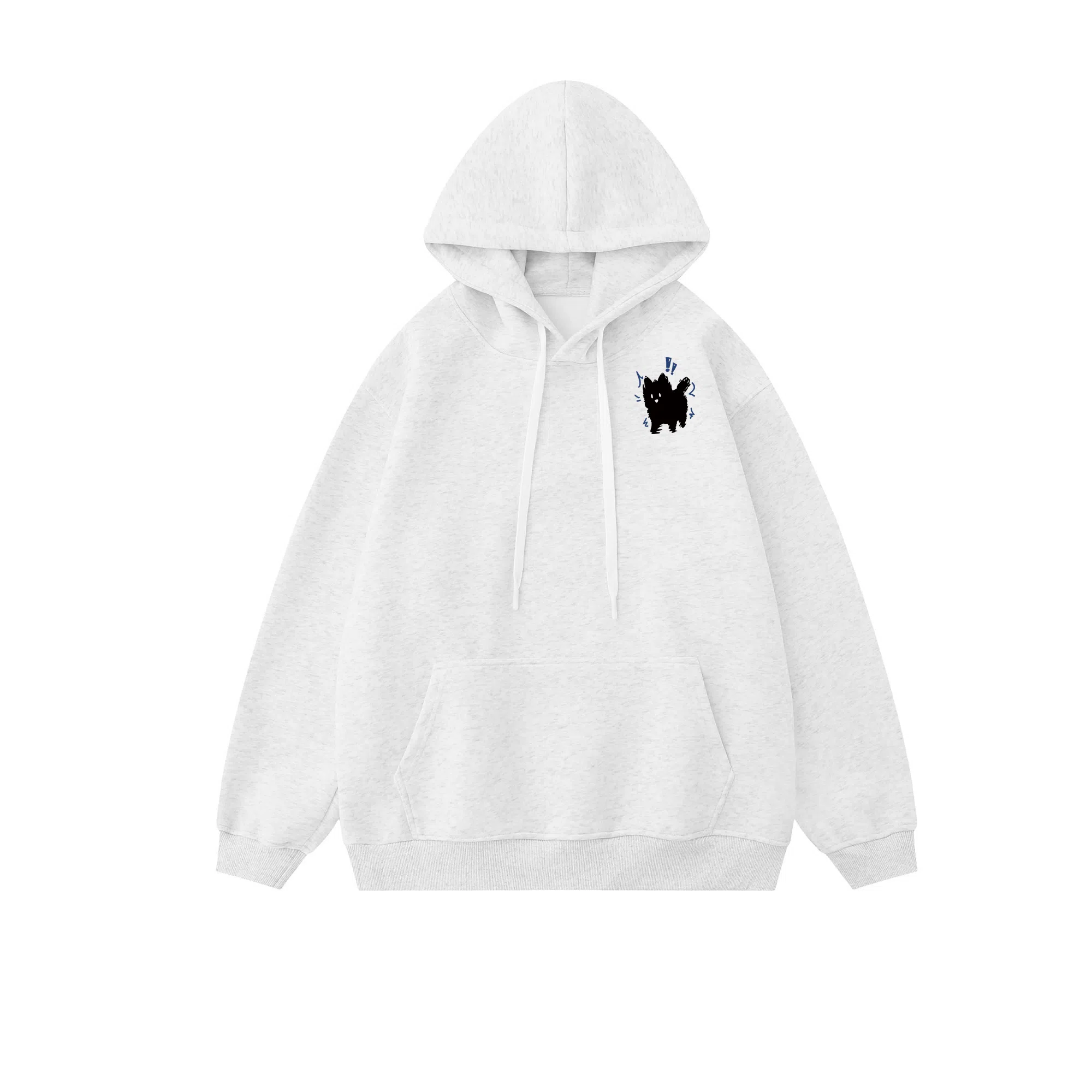 莫代尔 连帽简约舒适休闲长袖打底衣 男