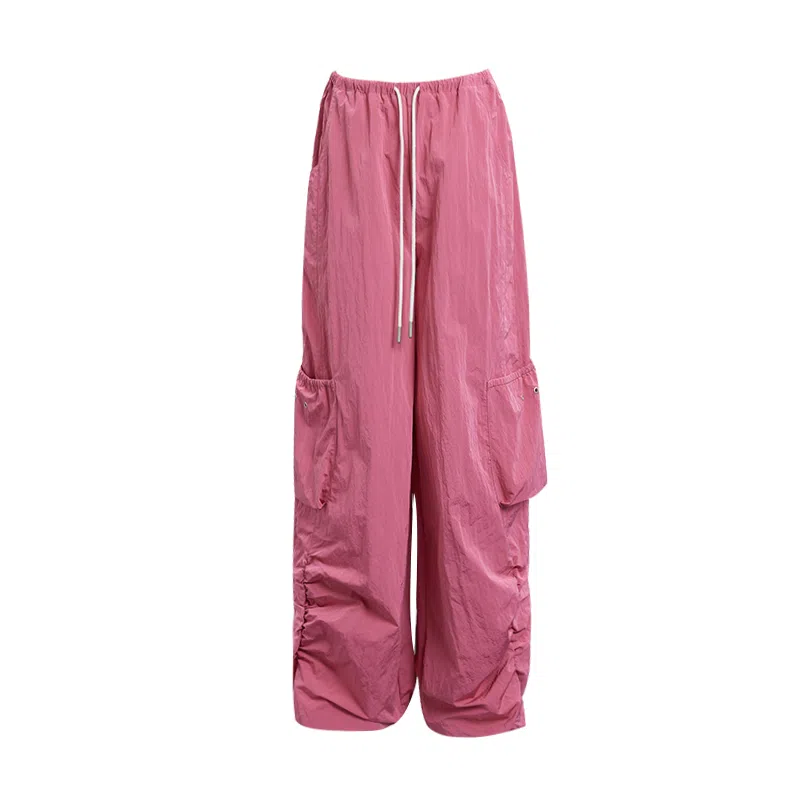 High Street Sweet Spicy Wide-leg Cargo Pants Women