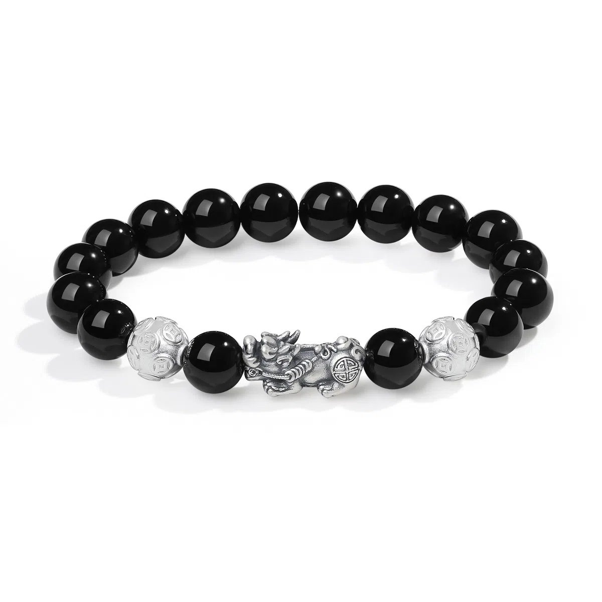 【普陀山官方已祝福】 普陀山文创 招财转运貔貅本命年吞金兽高级感串珠 生日送礼送女友送妈妈节日礼盒 玛瑙 手串 男女同款情侣款