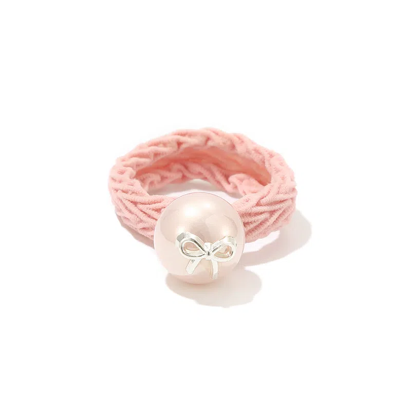 Ruhua Dream Cute Girl Bow Pearl Hair Tie