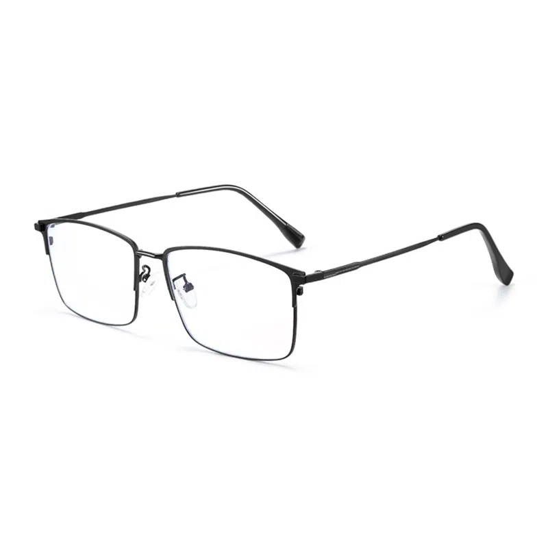 莫拉克 大框 大脸 可配有度数 纯钛钛合金 方形 光学镜架 男款