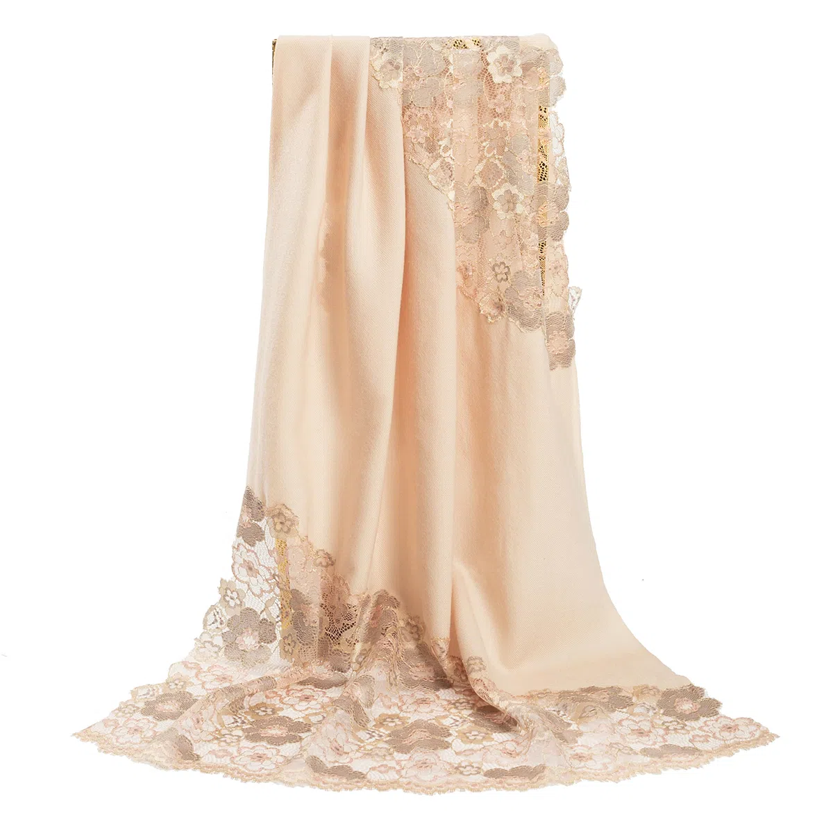 上海故事   高级感 刺绣羊毛围巾   围脖  女款  礼盒装