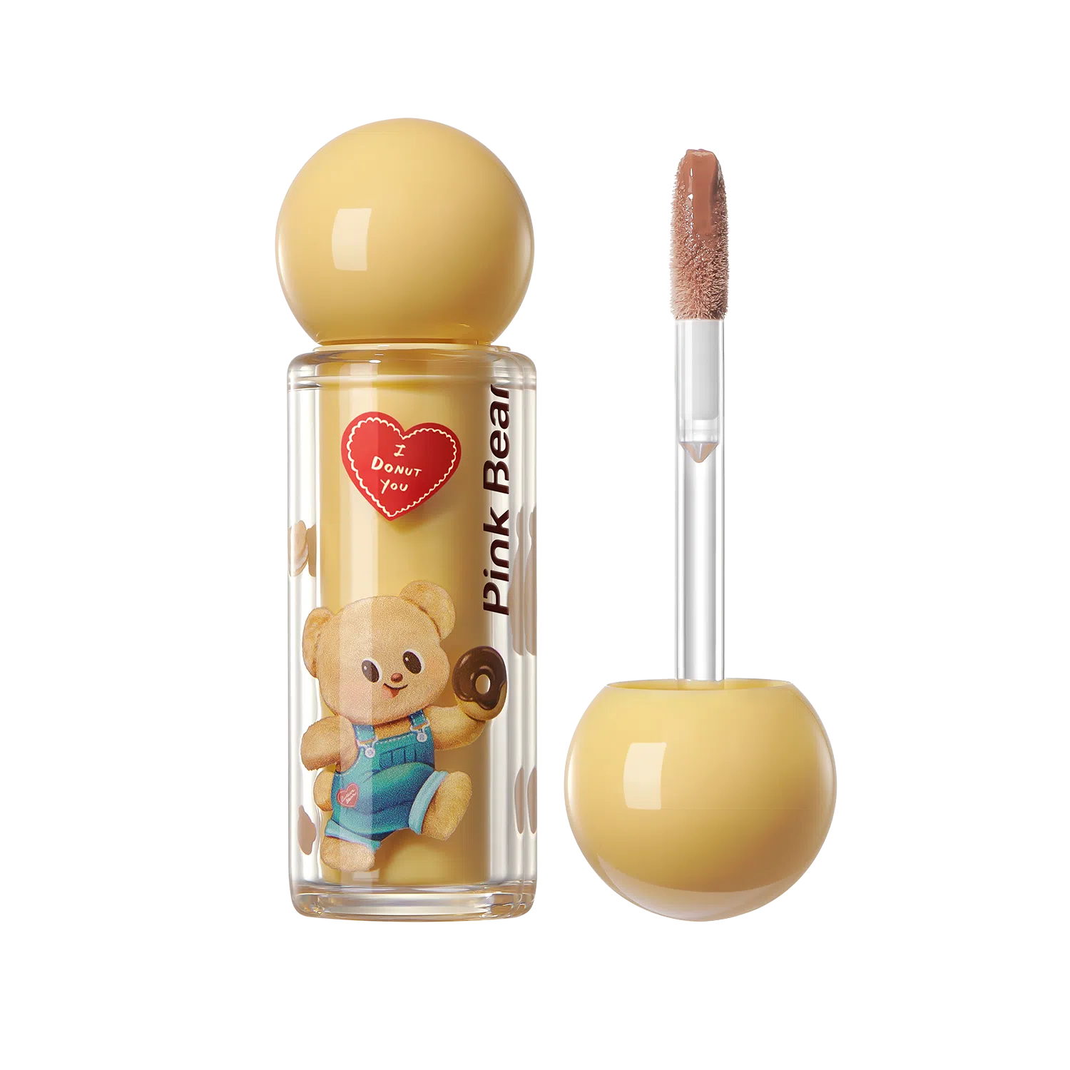 pinkbear Lip Gloss Mirror Easy Color